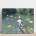 Reprodukcja obrazu Canoë na rzece Yerres - Gustave Caillebotte