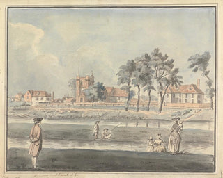 Kościół w Hampton Court - Kapitan Francis Grose — widok dzieła
