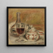 Karafka, szklanka i cukiernica - Pierre-Auguste Renoir — oprawiony obraz na ścianie
