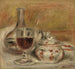 Karafka, szklanka i cukiernica - Pierre-Auguste Renoir — widok dzieła