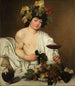 Bacchus - Caravaggio — widok dzieła