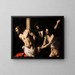 Chrystus przy słupie - Caravaggio — oprawiony obraz na ścianie