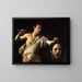 Dawida z głową Goliata - Caravaggio — oprawiony obraz na ścianie