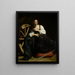 Świętej Katarzyny Aleksandryjskiej - Caravaggio — oprawiony obraz na ścianie