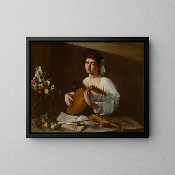 Le joueur de luth - Le Caravage — oprawiony obraz na ścianie