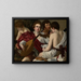 Muzycy - Caravaggio — oprawiony obraz na ścianie