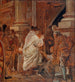 Kardynała błogosławiącego żebraków przy drzwiach kościoła - Wilhelm Marstrand — widok dzieła