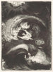 Gołąb w burzy - Carel Adolph Lion Cachet — widok dzieła