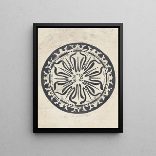 Carel Adolph Lion Cachet - Ontwerp voor een bord ter gelegenheid van het zilveren jubileum van koningin Wilhelmina.webp