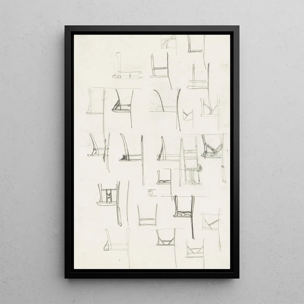 Carel Adolph Lion Cachet - Ontwerpen voor stoelen.webp