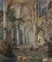Ruiny gotyckiego kościoła - Carl Blechen — widok dzieła