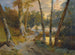Las z małym stawem - Carl Blechen — widok dzieła