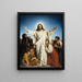 Le Christ Consolateur - Carl Bloch — oprawiony obraz na ścianie