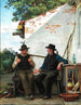Rozmowa między dwoma rybakami - Carl Bloch — widok dzieła