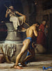 Samson i filistyni - Carl Bloch — widok dzieła