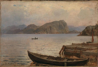 Carl Frederik Srensen - River landscape.webp