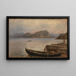 Carl Frederik Srensen - River landscape.webp
