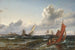 Voiliers i łódź rybacka na Sundzie u wybrzeży Kronborg - Carl Frederik Sørensen — widok dzieła