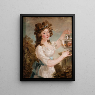 Carl Frederik von Breda - Young Lady with Goldfish.webp