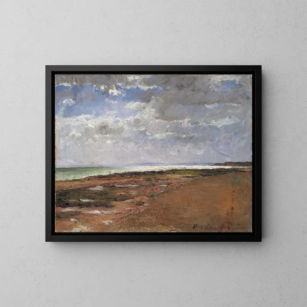 La Plage à Luc - Carl Fredrik Hill — oprawiony obraz na ścianie