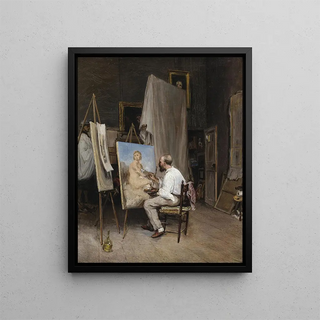 Carl Friedrich Heinrich Werner - Le peintre dans son atelier.webp