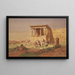 Le Portique de la prostasis des Caryatides sur l'Érechthéion - Carl Friedrich Heinrich Werner — oprawiony obraz na ścianie