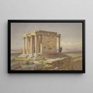 Carl Friedrich Heinrich Werner - The Temple of Athena Nike View from the NorthEast.webp