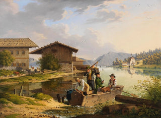 Carl Friedrich Heinzmann - Blick auf den Walchensee.webp