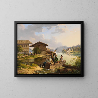 Carl Friedrich Heinzmann - Blick auf den Walchensee.webp
