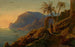Zachód słońca na Capri - Carl Friedrich Seiffert — widok dzieła