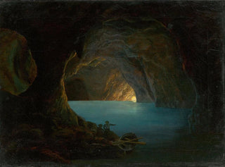 Carl Friedrich Seiffert - The Blue Grotto on Capri.webp