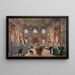 La grande salle de marbre du Belvédère inférieur avec les sculptures de la collection antique - Carl Goebel le Jeune — oprawiony obraz na ścianie
