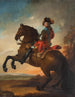 Frédéric V na koniu - Carl Gustaf Pilo — widok dzieła