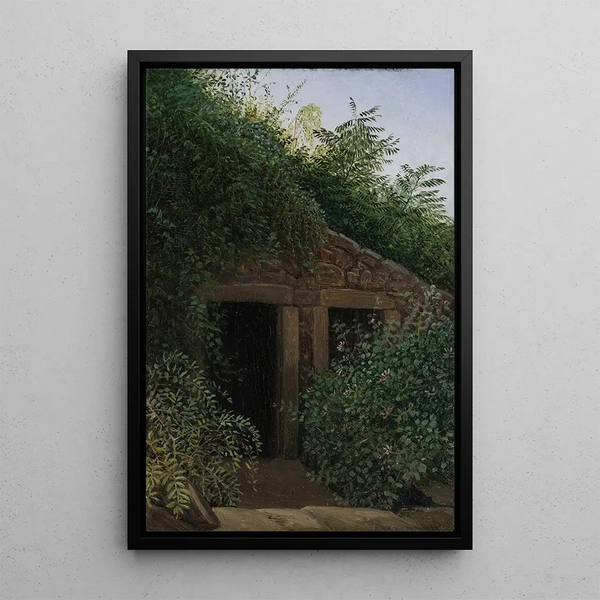 Reprodukcja obrazu Zatopany w roślinności kopalniany - Carl Gustav Carus