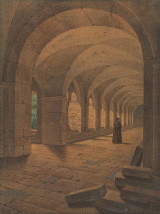 Carl Gustav Carus - Roman Cloister.webp