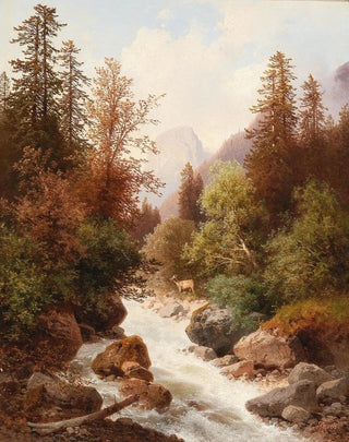 Carl Hasch - Motif Of The Ramsau Near Lofer.webp