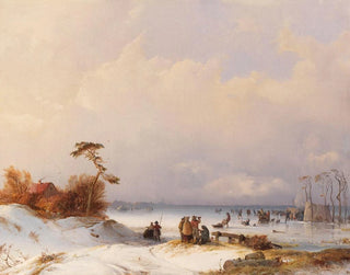 Wydarzenia lodowe - Carl Hilgers — widok dzieła