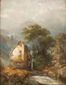Młyn nad brzegiem strumienia - Carl Hilgers — widok dzieła