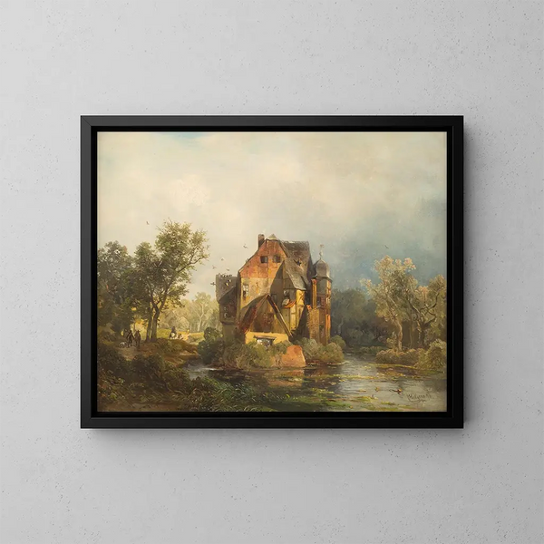 Château d'eau de Caspersbroich - Carl Hilgers — oprawiony obraz na ścianie