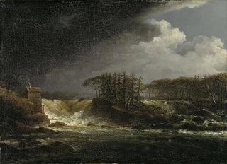 Carl Johan Fahlcrantz - A Waterfall lvkarleby.webp
