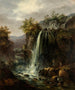 Kaskada - Carl Johan Fahlcrantz — widok dzieła