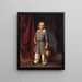 Carl Begas II dziecko - Carl Joseph Begas — oprawiony obraz na ścianie