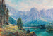 Hallstättersee z widokiem na Dachstein - Carl Kaiser-Herbst — widok dzieła