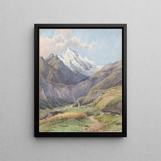 Carl Lafite - Das Mlltal mit dem Groglockner.webp