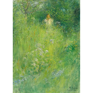 Carl Larsson - A Fairy Kersti In The Meadow.webp