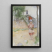 Blisko piwnicy - Carl Larsson — oprawiony obraz na ścianie