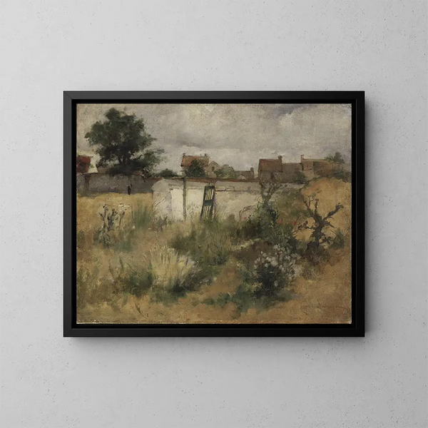 Studium krajobrazu z Barbizon - Carl Larsson — oprawiony obraz na ścianie