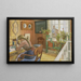 Pisanie listów - Carl Larsson — oprawiony obraz na ścianie