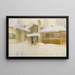 Mon cottage de campagne en hiver Sundborn - Carl Larsson — oprawiony obraz na ścianie