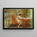 Le modèle écrivant une carte postale - Carl Larsson — oprawiony obraz na ścianie